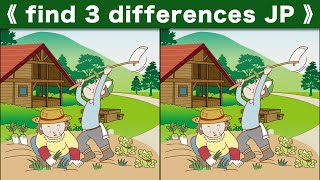 Spot the difference|Japanese Pictures Puzzle No896