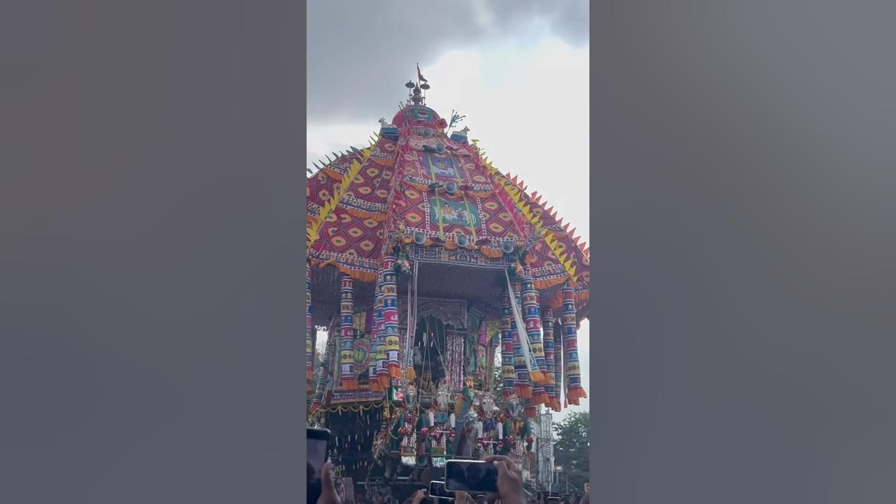 thiruvarur ther 2024 திருவாரூர் ஆழி தேர் திரும்பும் அரிய காட்சி YouTube