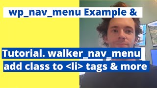 wp_nav_menu example & Tutorial