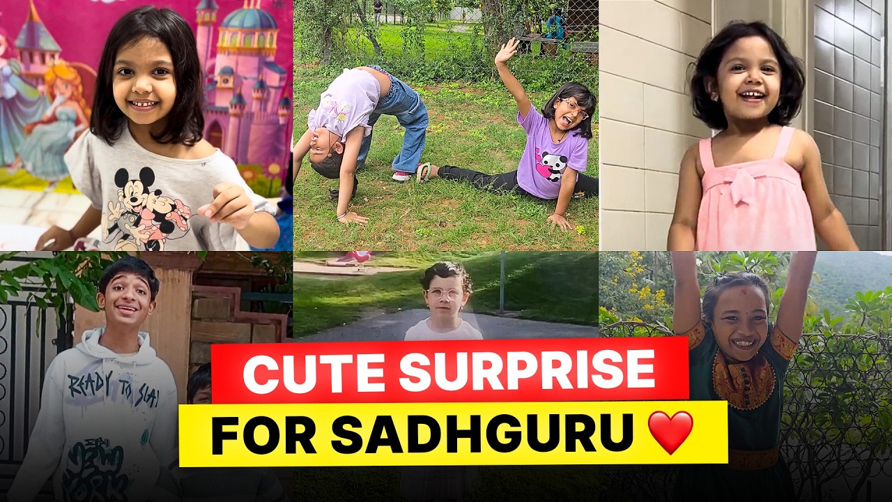 They Made This Cute Birthday Surprise For Sadhguru 😍