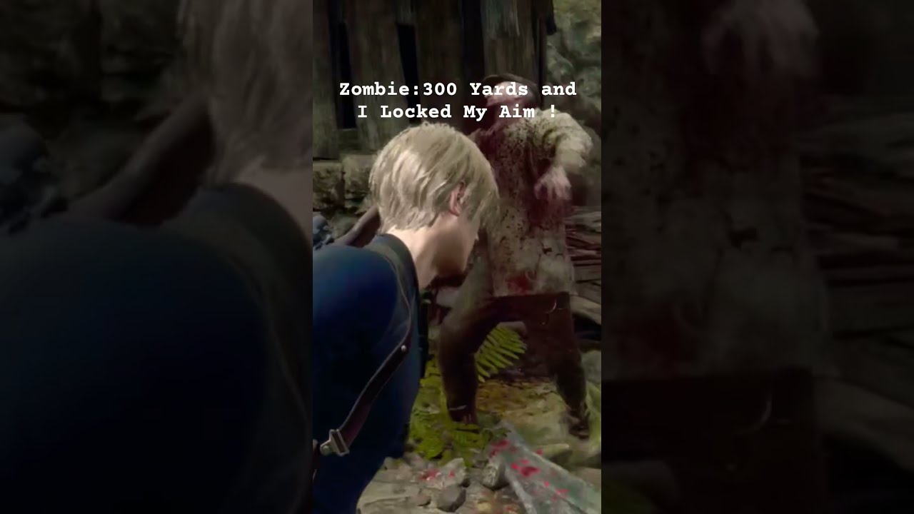 Zombie 300 Yards And I Locked My Aim Residentevil Zombies Residentevil4remake