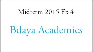 CSEN 202 Midterm problems Solving Part 5