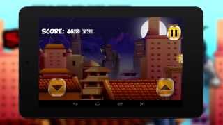 Ninja run and samurai 2016 on android iphone ios ipad - run game screenshot 1