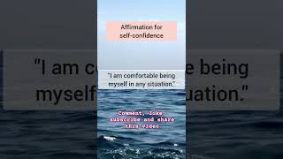 Boost your self-confidence with this affirmation shorts shortsviral