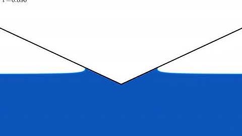 Hull slamming simulation by a phase-field lattice Boltzmann method