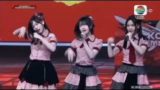JKT48 - Amanojaku Batta (D'Academy 7 Konser kemerdekaan Indosiar) 170825