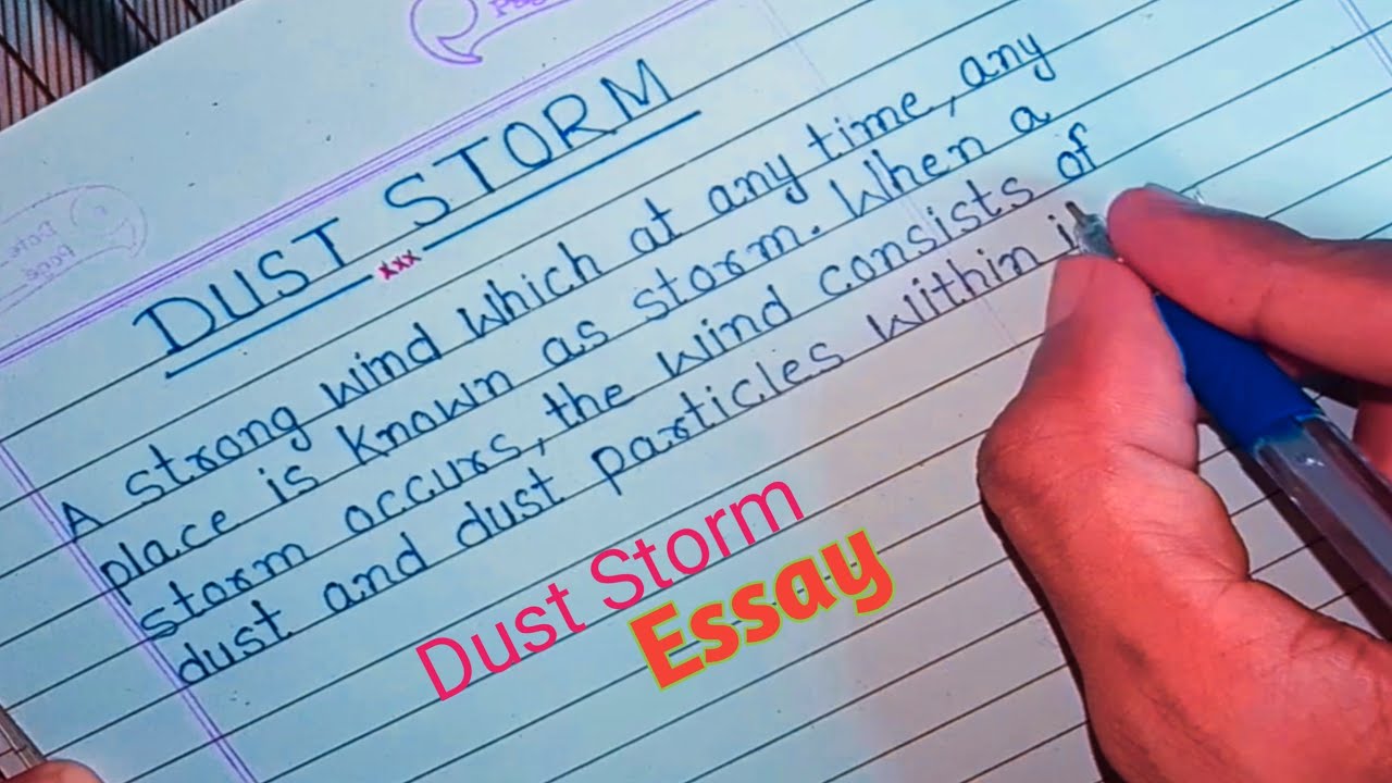 dust storm essay