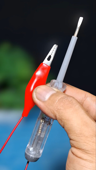 DC Polarity Tester from Electrical Testpen#shortvideo #electrical #diy