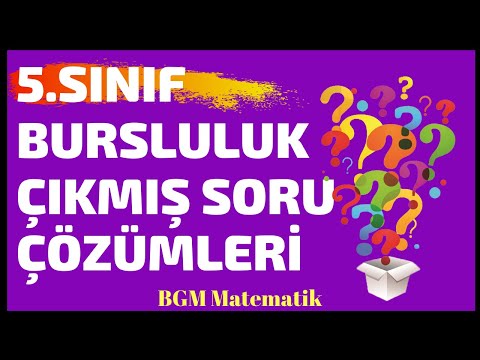 5.SINIF BURSLULUK SINAVI KONU ANLATIMI