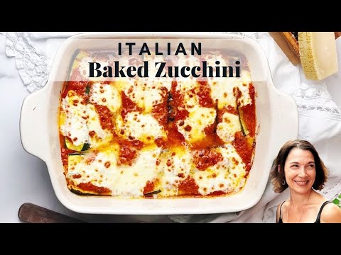 Baked Zucchini With Italian Style Tomato Sauce Recipe