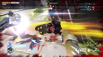 Overwatch : when ( Reinhardt ) get angry !!