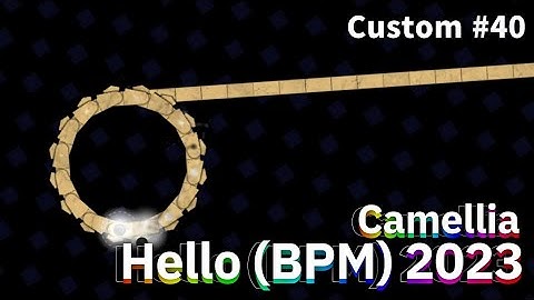 쇼핑잉맵 역사상 가장 어려운맵 [ ADOFAI Custom Create #40 ] Camellia - Hello (bpm)2023 / non Effect