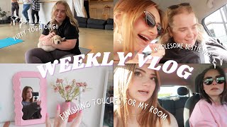 WEEKLY VLOG | Puppy yoga, room decor, skincare &amp; shopping!