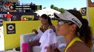 Agatha/Barbara (BRA) vs. Juliana/Antonelli (BRA) - Final - St. Petersburg - World Tour Grand Slam