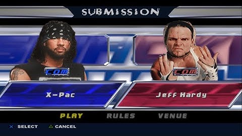 X-Pac vs Jeff Hardy Submission