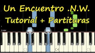 Video thumbnail of "NECESITO UN ENCUENTRO NEW WINE Piano Tutorial Cover Facil + Partitura PDF Sheet Music Easy Midi"
