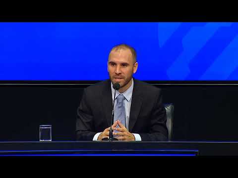 Conferencia de prensa del ministro de Economía, Martín Guzmán.