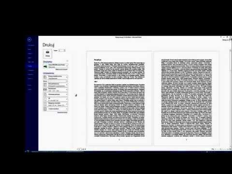 Wideo: Jak Wydrukować Książkę Na Drukarce? Jak Wydrukować Obie Strony W Programie Word? Inne Sposoby Drukowania Książek W Domu