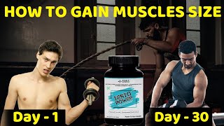 HOW TO GAIN MUSCLES SIZE | TESTO POWER | SUPPLEMENTS VILLA FAMILY | MUSCLE SIZE GAINING |