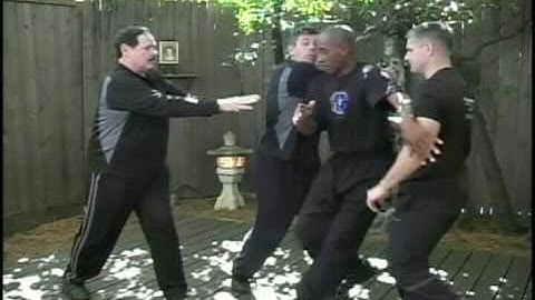 Jiulong Baguazhang VS Three Opponents