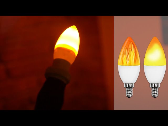 Ampoule Led effet flamme E14