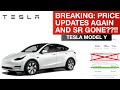 Tesla Model Y - LR AWD Price Reduced!! SR Gone???