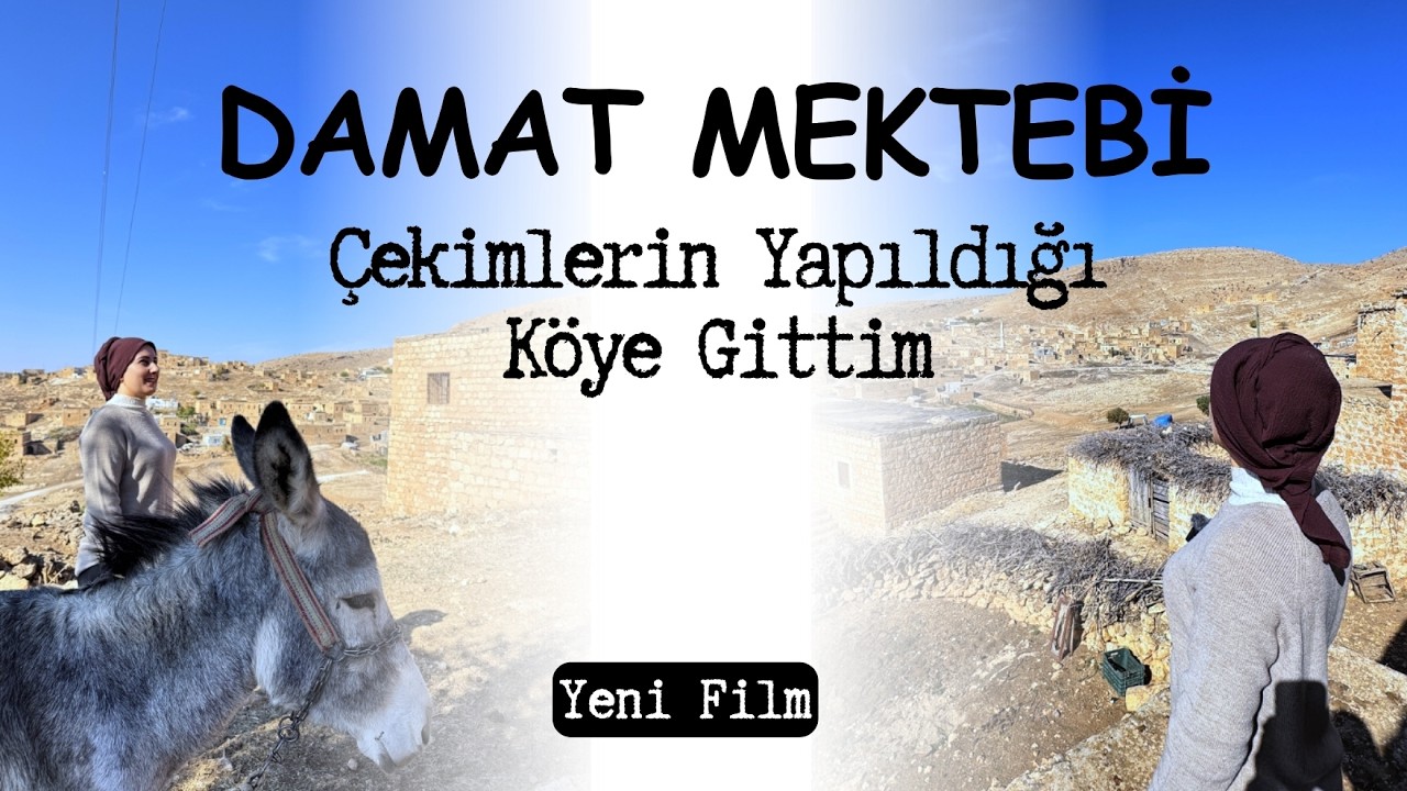 Damat Mektebi Filminin Çekildiği Köye Gittim #SermiyanMidyat #Mardin #Savur #Serenli #Vlog #travel