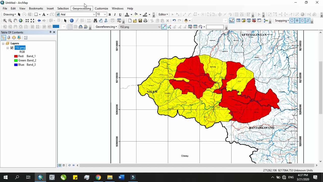 Tutorial Digitasi Peta  Tematik  Part 1 YouTube