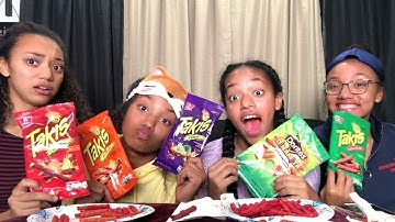 GUESS THE TAKIS FLAVOR CHALLENGE!!!