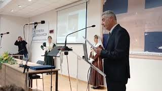 Χαιρετισμός του προέδρου του Σωματείου «Φίλοι της Ιεράς Μονής Παναγίας Φανερωμένης Λευκάδος»