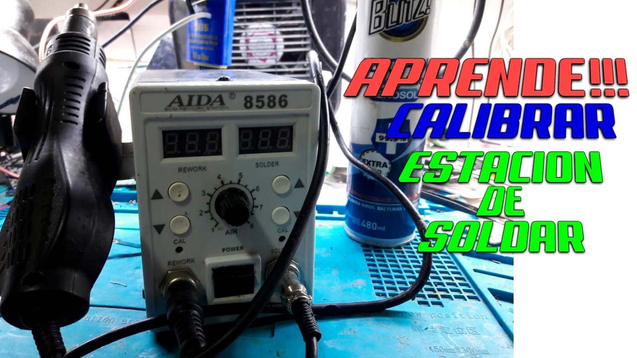 CALIBRA CORRECTAMENTE TU ESTACION DE SOLDAR!!! | CURSO DE REPARACION DE CELULARES