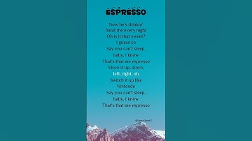 Thumbnail of Sabrina Carpenter - Espresso (Lyrics) #song #espresso #sabrinacarpenter