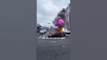 Joe Rogan reacts to crazy Unreal Engine car on fire..🤖🤯