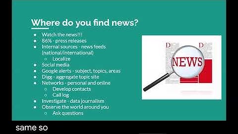 MC 200 Finding news and story ideas