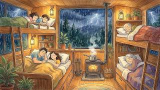 Relaxing Copy of Rainy Day 🌧️ Family spends a beautiful day in Our MotoHome 🍃 | Ghibli-Inspired Wealth
