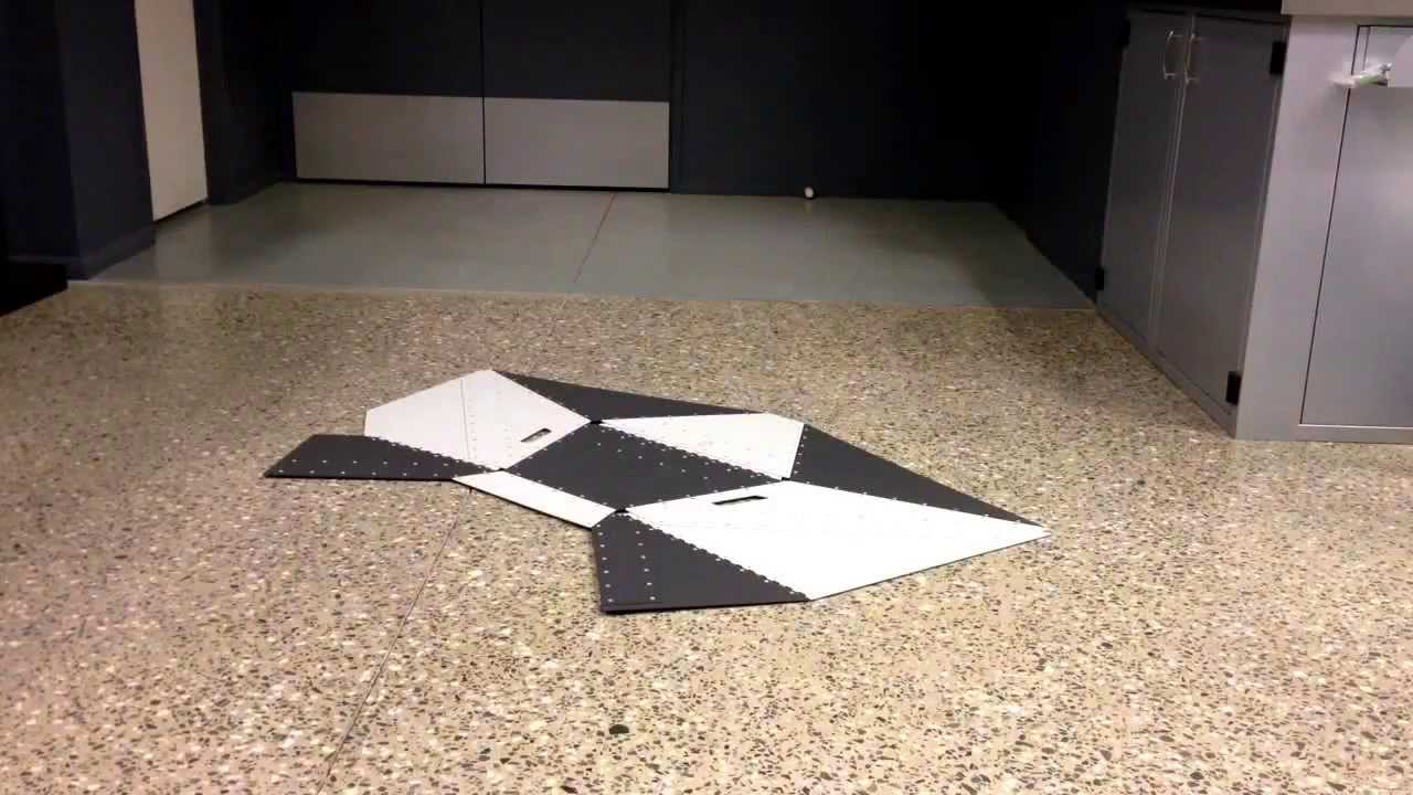 Origami Folding Chair Made From Sheet Metal YouTube Origami Folding Chair Made From Sheet Metal YouTube