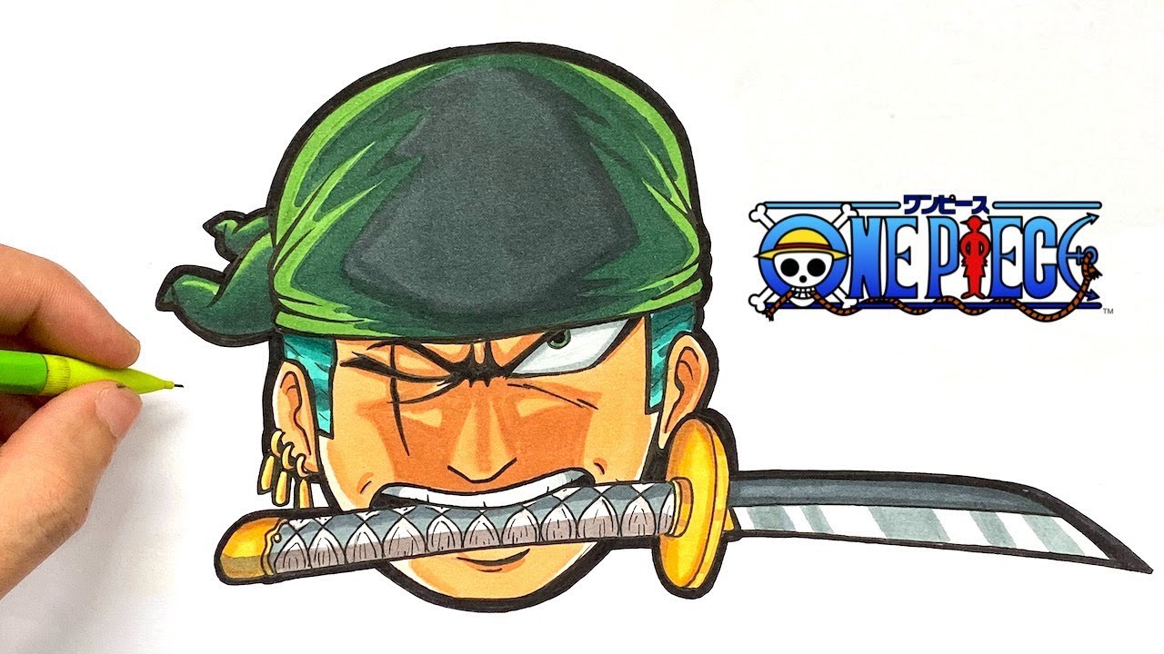 COMMENT DESSINIER ZORO FACILEMENT - ONE PIECE