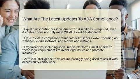 What Are The Latest Updates To ADA Compliance? - Everyday-Networking