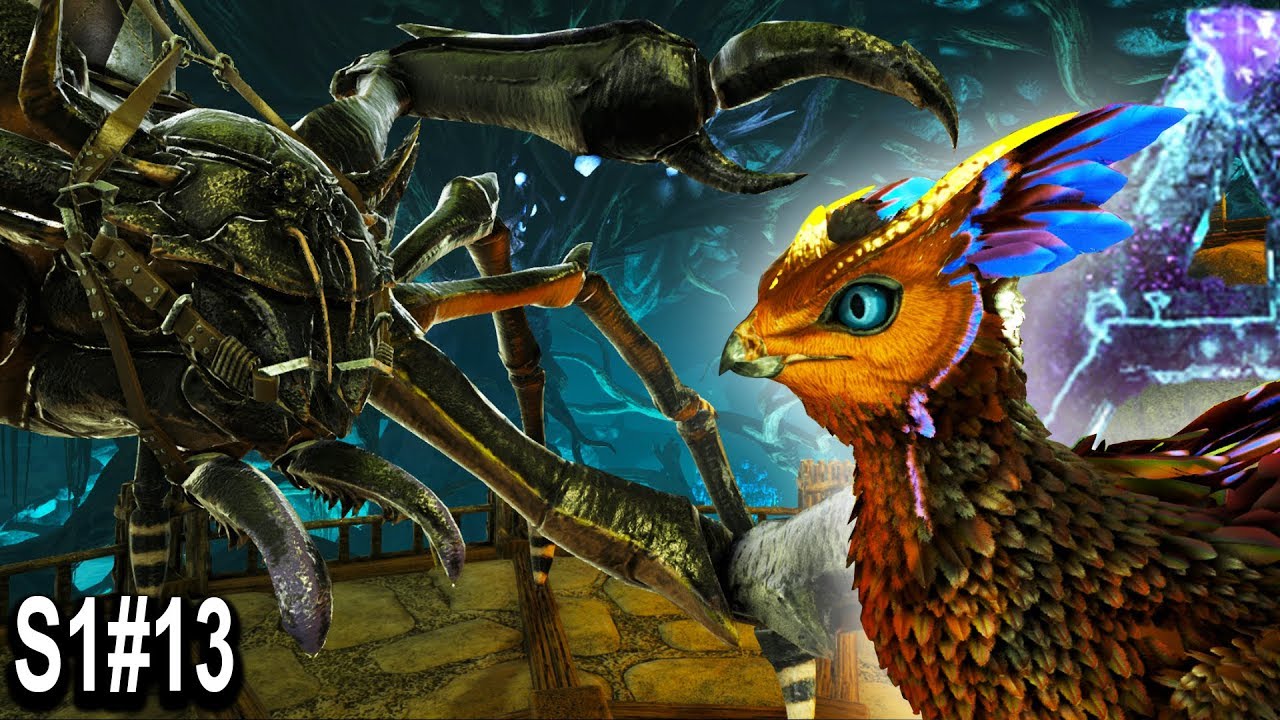 Ark Max Lvl Karkinos Taming Featherlight Hatching Ark Survival Evolved Aberration Gameplay Ep13 Youtube