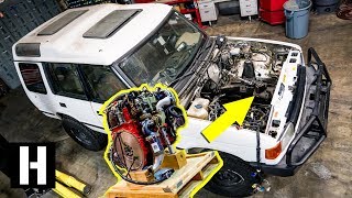 Cummins R2.8 Turbo Diesel Soon to Power Scotto’s Land Rover Discovery?!? #semacrunch Cummins R2.8 Turbo Diesel Soon to Power Scotto’s Land Rover Discovery?!? #semacrunch