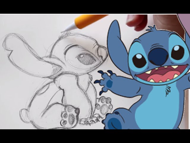 I looooveee stitch so much  Lilo and stitch drawings, Disney drawings, Cute  disney drawings