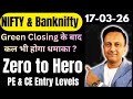Kya Lagta hai Nifty & Bank Nifty Analysis for Tomorrow 17-03-2026 SENSEX Daily ANALYSIS