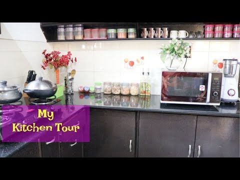 KITCHEN TOUR || How To Organize Your Kitchen - YouTube