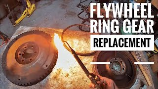 Flywheel ring gear replacement DIY by Broke N Poor trading co. 3,457 views 2 years ago 4 minutes, 58 seconds