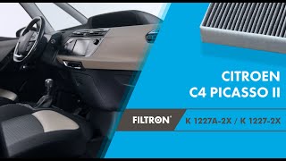 How to replace a cabin filter? - CITROEN C4 PICASSO II - The Mechanics by FILTRON