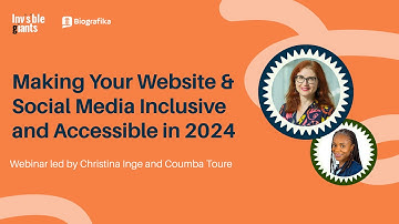 Making Your Website and Social Media Accessible and Inclusive in 2024