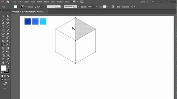 How to make a Perfect Cube in Adobe Illustrator using Pen and Polygon Tool