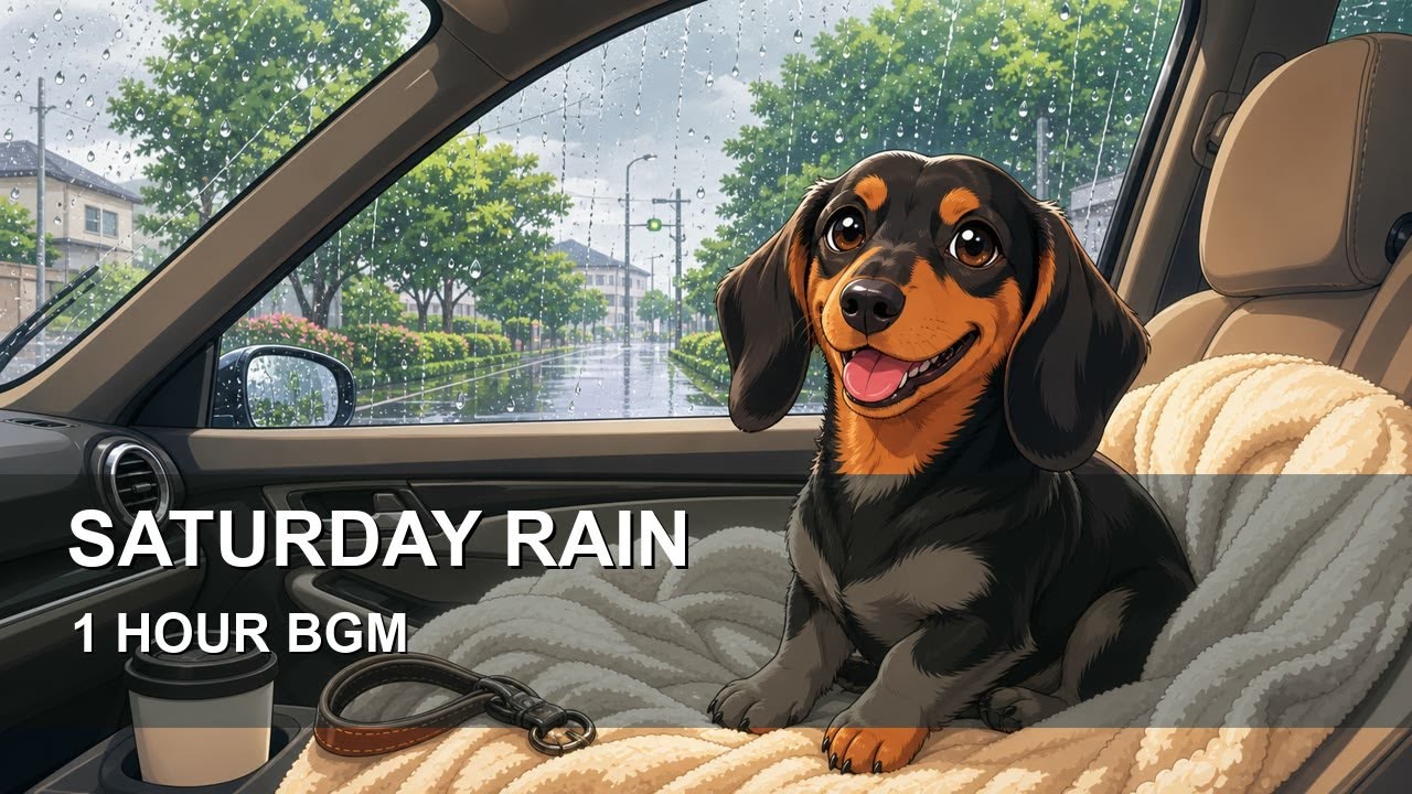 洋楽Playlist】雨の土曜朝に聴きたい！愛犬とのドライブが楽しくなる