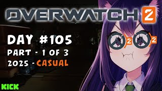 Overwatch 2: Cat VTuber - Part 1 of 3 - Day 105
