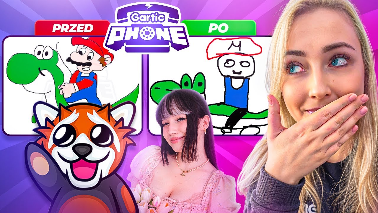 ZNISZCZYLIŚMY SWOJE RYSUNKI... - GARTIC PHONE ANGELA35